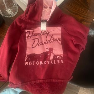 Girls Harley-Davidson sweatshirt. Gently used.Size 7/8